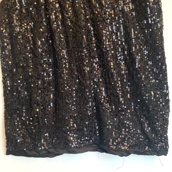 (A2) elle zeitoune Marla Sequin Black Mini Dress, Size Small - Picture 7 of 16